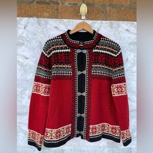 SKYR Fair Isle Nordic Sweater Womens Large